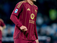 Mats Hummels of AS Roma looks on during the serie Serie A Enilive match between SSC Napoli and AS Roma at Stadio Diego Armando Maradona on N...