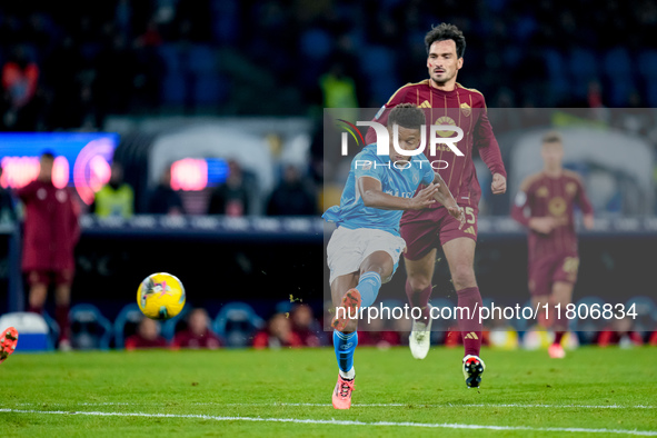 David Neres of SSC Napoli during the serie Serie A Enilive match between SSC Napoli and AS Roma at Stadio Diego Armando Maradona on November...