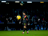 Mile Svilar of AS Roma looks dejected during the serie Serie A Enilive match between SSC Napoli and AS Roma at Stadio Diego Armando Maradona...