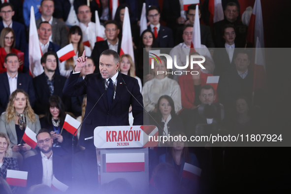 Karol Nawrocki, a Polish historian and president of the Institute of National Remembrance, is the newly presented presidential candidate dur...