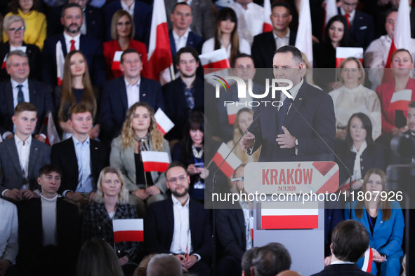 Karol Nawrocki, a Polish historian and president of the Institute of National Remembrance, is the newly presented presidential candidate dur...