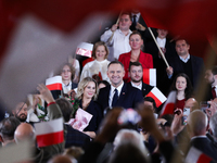 In Krakow, Poland, on November 24, 2024, the newly presented presidential candidate, Polish historian and president of the Institute of Nati...