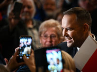 KRAKOW, POLAND - NOVEMBER 24:
Karol Nawrocki, the Law and Justice party's candidate for the 2025 presidential election, arrives to meet PiS...