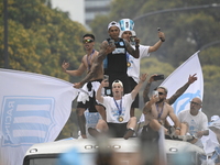 In Buenos Aires, Argentina, on November 24, 2024, the entire Racing Club team, along with the coaching staff and club officials, travels in...