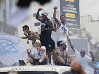 In Buenos Aires, Argentina, on November 24, 2024, the entire Racing Club team, along with the coaching staff and club officials, travels in...