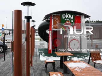 Play Land is sene at the McDonald's restaurant in Poland on November 24, 2024. (