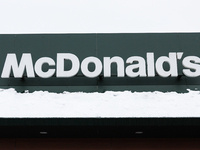 McDonald's logo is seen at the restaurant in Poland on November 24, 2024. (