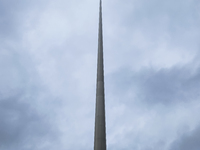 General view of The Spire in Dublin, Ireland, on November 2024 (