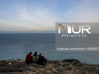 General view of the Howth Cliff Walk in Howth, Ireland, on November 2024 (