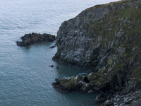 General view of the Howth Cliff Walk in Howth, Ireland, on November 2024 (