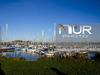 General view of Howth, Ireland, on November 2024 (