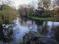 General view of St Stephen's Green Park in Dublin, Ireland, on November 2024 (