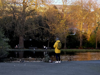 General view of St Stephen's Green Park in Dublin, Ireland, on November 2024 (