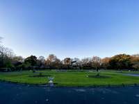 General view of St Stephen's Green Park in Dublin, Ireland, on November 2024 (