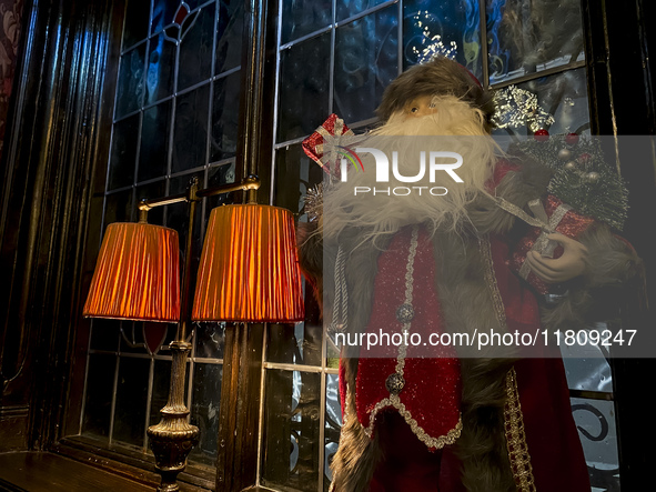 General view inside Meaghers O'Connell Bridge pub in Dublin, Ireland, on November 2024 