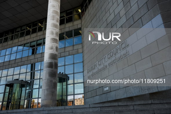 General view of Dublin City Council in Dublin, Ireland, on November 2024 