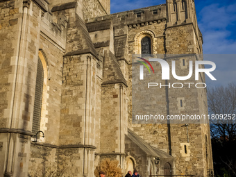 General view of Christ Church Cathedral in Dublin, Ireland, on November 2024 (