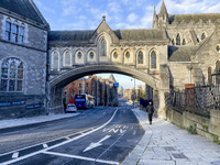 General view of Christ Church Cathedral in Dublin, Ireland, on November 2024 (