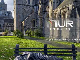 General view of Christ Church Cathedral in Dublin, Ireland, on November 2024 (