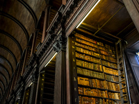 General view of Trinity College Library in Dublin, Ireland, on November 2024 (