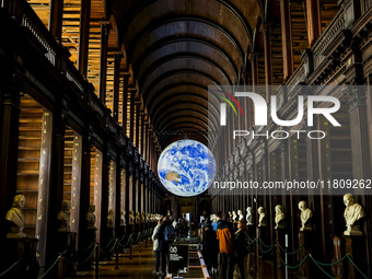 General view of Trinity College Library in Dublin, Ireland, on November 2024 (