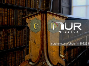 General view of Trinity College Library in Dublin, Ireland, on November 2024 (