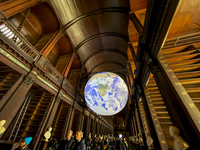 General view of Trinity College Library in Dublin, Ireland, on November 2024 (