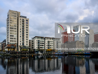 General view of Dublin Docklands in Dublin, Ireland, on November 2024 (