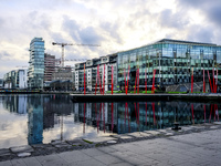 General view of Dublin Docklands in Dublin, Ireland, on November 2024 (