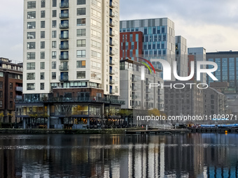 General view of Dublin Docklands in Dublin, Ireland, on November 2024 (