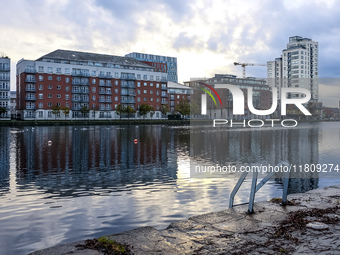 General view of Dublin Docklands in Dublin, Ireland, on November 2024 (