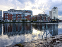 General view of Dublin Docklands in Dublin, Ireland, on November 2024 (