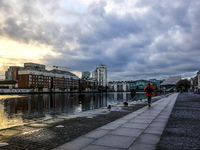 General view of Dublin Docklands in Dublin, Ireland, on November 2024 (