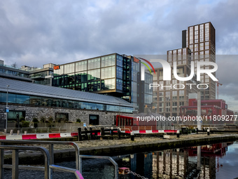 General view of Dublin Docklands in Dublin, Ireland, on November 2024 (