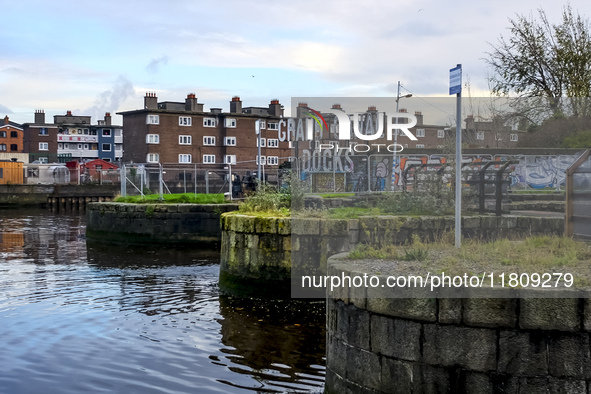 General view of Dublin Docklands in Dublin, Ireland, on November 2024 