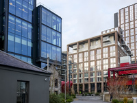 General view of Dublin Docklands in Dublin, Ireland, on November 2024 (