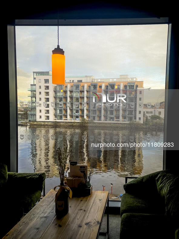 General view of Dublin Docklands in Dublin, Ireland, on November 2024 