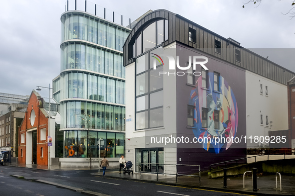 General view of Dublin Docklands in Dublin, Ireland, on November 2024 