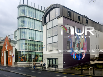 General view of Dublin Docklands in Dublin, Ireland, on November 2024 (