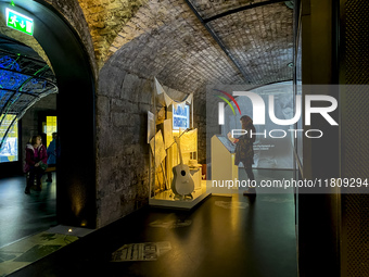 General view of the interior of EPIC, The Irish Emigration Museum, in Dublin, Ireland, on November 2024 (