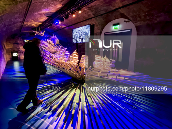 General view of the interior of EPIC, The Irish Emigration Museum, in Dublin, Ireland, on November 2024 