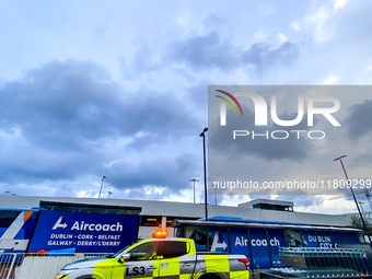 General view outside the Dublin Airport in Dublin, Ireland, on November 2024 (