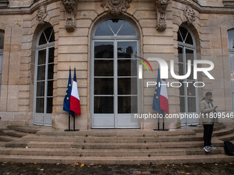 The Hotel de Matignon hosts meetings between Prime Minister Michel Barnier and the leaders of the opposition groups in Parliament in Paris,...