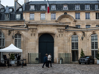 The Hotel de Matignon hosts meetings between Prime Minister Michel Barnier and the leaders of the opposition groups in Parliament in Paris,...