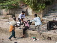 At least 50 people are injured in clashes among the students of Kabi Nazrul College, Suhrawardy College, and Dr. Mahbubur Rahman Molla Colle...