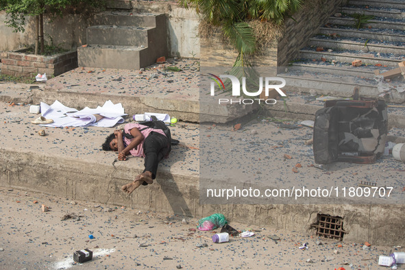 At least 50 people are injured in clashes among the students of Kabi Nazrul College, Suhrawardy College, and Dr. Mahbubur Rahman Molla Colle...