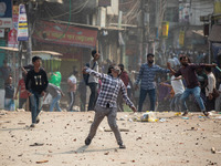 At least 50 people are injured in clashes among the students of Kabi Nazrul College, Suhrawardy College, and Dr. Mahbubur Rahman Molla Colle...