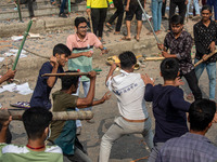 At least 50 people are injured in clashes among the students of Kabi Nazrul College, Suhrawardy College, and Dr. Mahbubur Rahman Molla Colle...