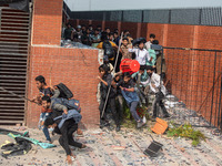 At least 50 people are injured in clashes among the students of Kabi Nazrul College, Suhrawardy College, and Dr. Mahbubur Rahman Molla Colle...