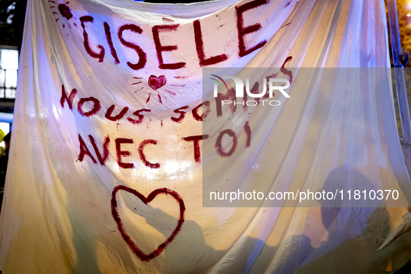 Thousands of women demonstrate in Barcelona, Catalonia, Spain, on November 25, 2024, convened by various parties, unions, and feminist organ...